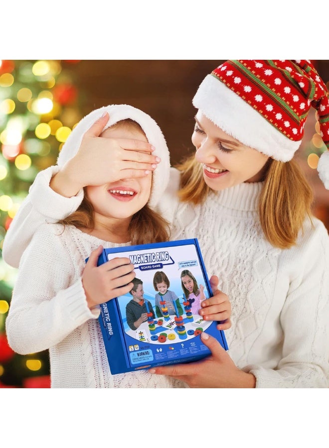 SnuzzleMart Magnetic Suspension Rings Matching Game for 4 Kids - Image 2